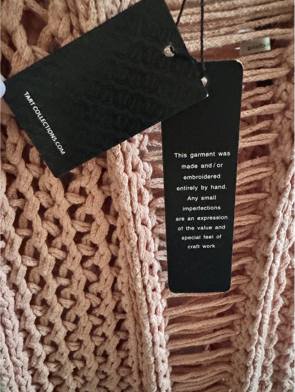 Tart Collections Crochet Macrame Dress / Cover Up (Size S) - Picture 3 of 4